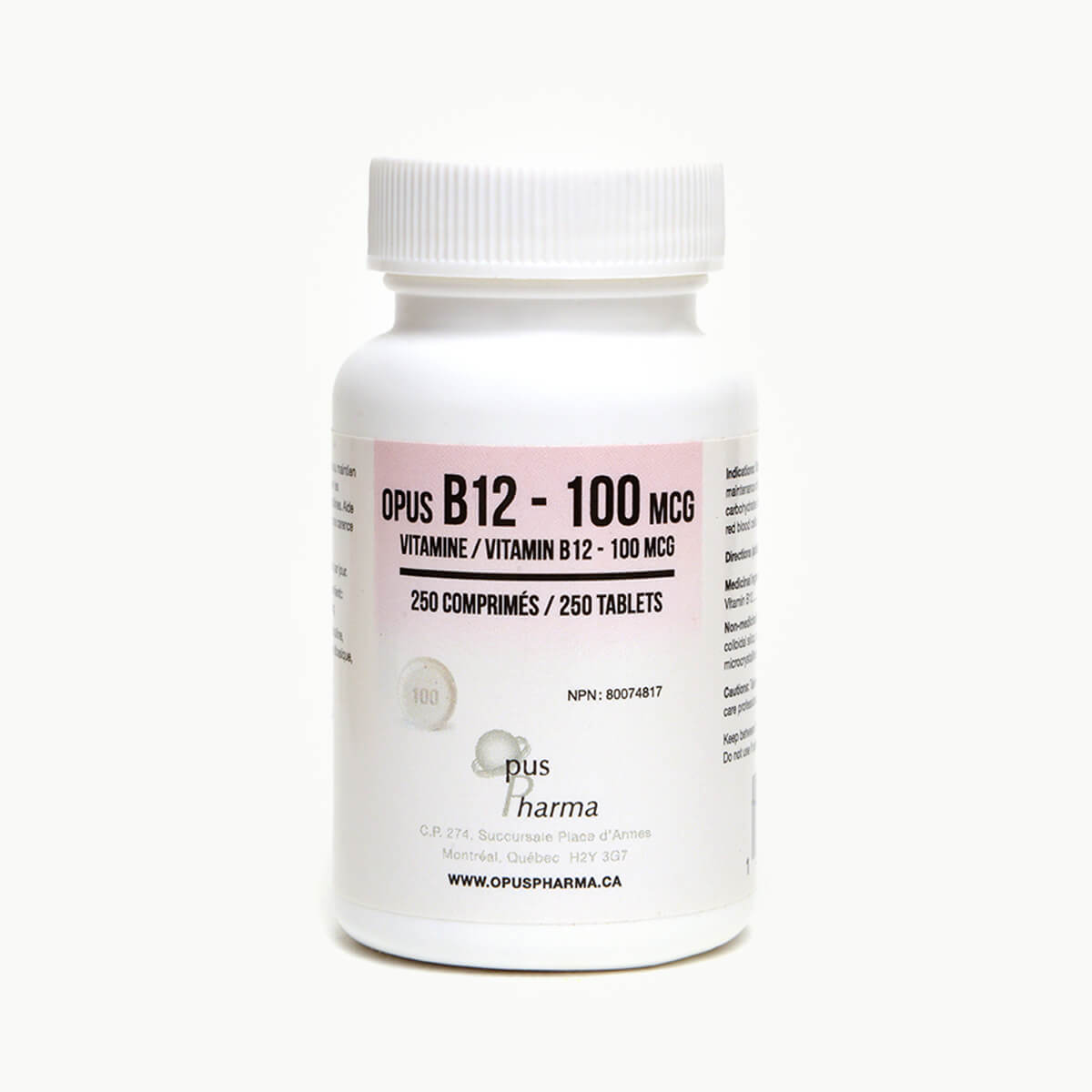 Opus Vitamine B12-100mcg